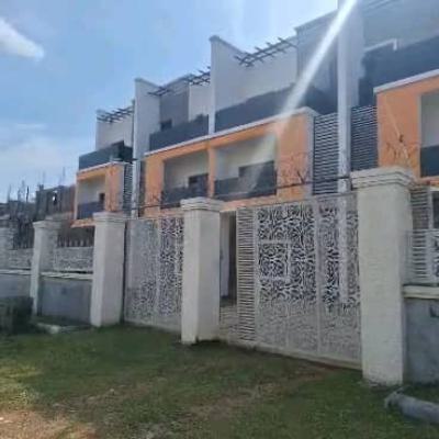 Distress of 5 Bedroom Terrace Duplex,interior Carcass and Bq, Life Camp, Abuja, Terraced Duplex for Sale
