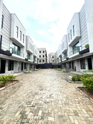 Newly Built 4 Bedroom Terrace Duplex with Bq in a Secure Estate, Ikate, Lekki, Lagos, Terraced Duplex for Rent