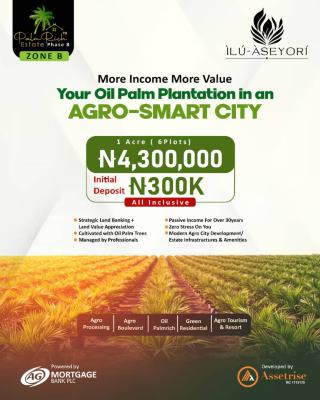 Land for Palm Tree Plantation, Ewekoro, Ogun, Mixed-use Land for Sale