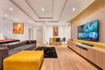 Newly Launched 2 Bedroom Apartment with Ps5 Pool and Gym, Banana Island, Ikoyi, Lagos, Flat / Apartment Short Let