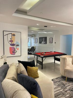 Spacious 1 Bedroom with Ps5,snooker and 2 Balcony Space, Lekki Phase 1, Lekki, Lagos, Flat / Apartment Short Let