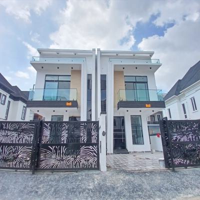 Luxury 4 Bedroom Semi-detached Detached  with Bq, Chevron Toll Gate, Orchid Road, Lekki, Lagos, Semi-detached Duplex for Sale