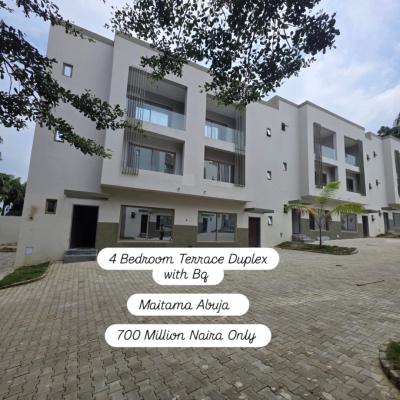 Four Bedroom Terrace Duplex with Bq, Maitama District, Abuja, Terraced Duplex for Sale
