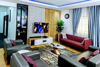 Fully Furnished & Serviced 3 Bedroom Apartment + Bq, Pool, Gym, Prime Water Garden 2, Lekki Phase 1, Lekki, Lagos, Flat / Apartment for Rent