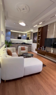 Luxury 1 Bedroom Apartment with Ps5, Brownstone Estate Ikate, Lekki, Lagos, Flat / Apartment Short Let