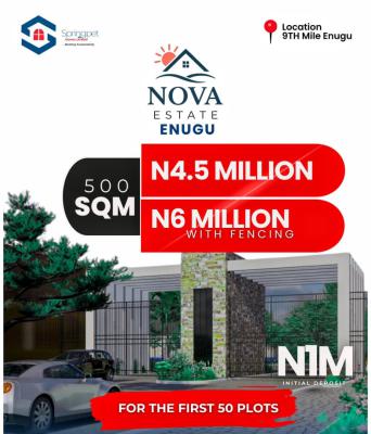 Nova Estate, Enugu, Enugu, Residential Land for Sale