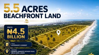Prime 5.5 Acres Beachfront Land