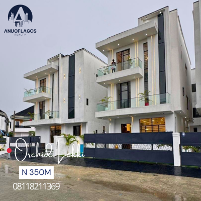 Magnificent 5 Beds with a Bq on Two Floors, Lekki, Lagos, Detached Duplex for Sale