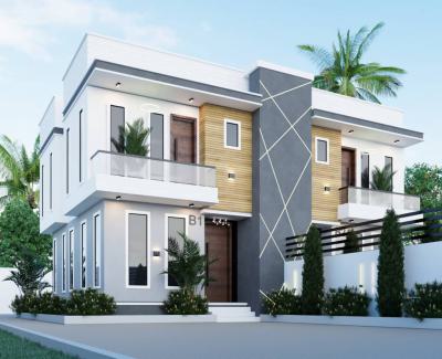 3 Bedroom Semi Detached Duplex, Peace Estate, Sangotedo, Ajah, Lagos, Semi-detached Duplex for Sale
