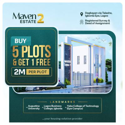 Maven Estate Phase 2!, Igbonla, Epe, Lagos, Mixed-use Land for Sale