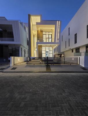 Luxury 5bedroom Detached Duplex +bq , Rooftop Terrace, Pool & Cinema ., Inside a Great and Fully Secure Estate, Osapa, Lekki, Lagos, Detached Duplex for Sale