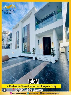 Finished 4bedroom Semi -detach + Bq, Inside a Secured and Serene Estate in Ajah, Lekki, Lagos, Detached Duplex for Sale