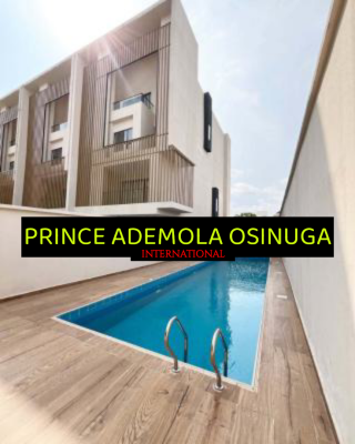 New Luxury 5 Bedroom Terrace House +bq+pool+gym, Banana Island Estate, Banana Island, Ikoyi, Lagos, Terraced Duplex for Rent
