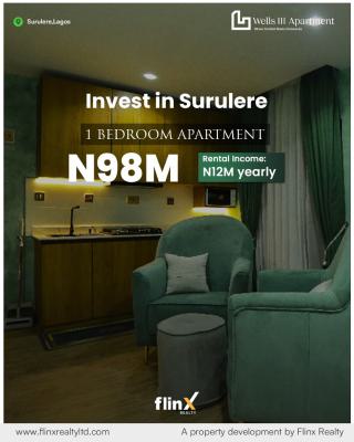 Discounted Off-plan 1 Bedroom Apartment, Itire-ikate, Surulere, Lagos, Flat / Apartment for Sale