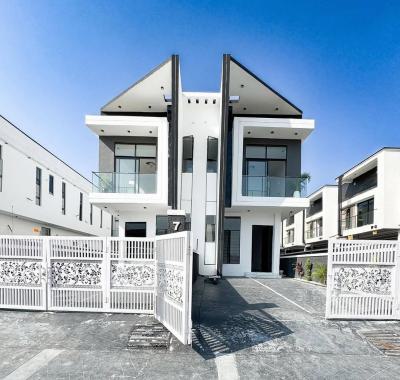 Brand New 4 Bedroom Semi Detached Duplex with a Bq, Ikota Gra Lekki Behind Mega Chicken Ikota Lekki, Ikota, Lekki, Lagos, Semi-detached Duplex for Sale