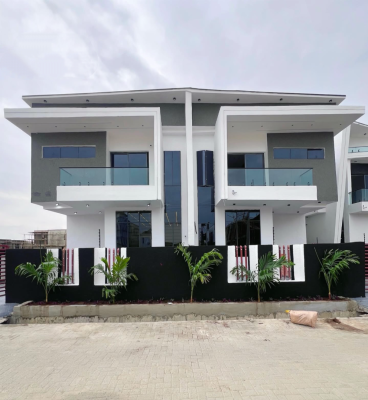 Luxury 4 Bed with Bq in Premium Estate Just One Unit, Premium Estate, Ajah, Lagos, Semi-detached Duplex for Sale