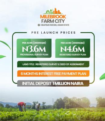 Plots of Land, Obafemi Owode, Ogun, Land for Sale