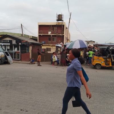 Well Built 2storey Building on a Major Road, Ijesha, Surulere, Lagos, Residential Land for Sale