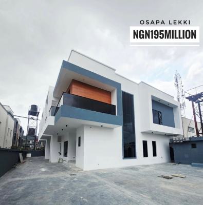 Brand New 4 Bedroom Terrace Duplex with Bq, Osapa London, Osapa, Lekki, Lagos, Terraced Duplex for Sale