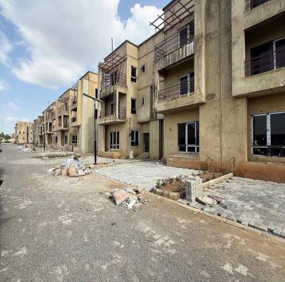 Newly Constructed 4 Bedroom Terrace Duplex with a Room Boys Quarters, Guzape District, Abuja, Terraced Duplex for Sale