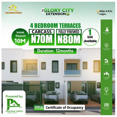Glory City Extension V, Abijo Gra, Abijo, Lekki, Lagos, Terraced Duplex for Sale