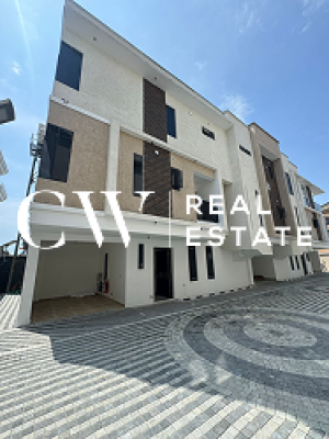 4-bedroom Terrace Duplex with Bq, Lekki, Lagos, Terraced Duplex for Sale