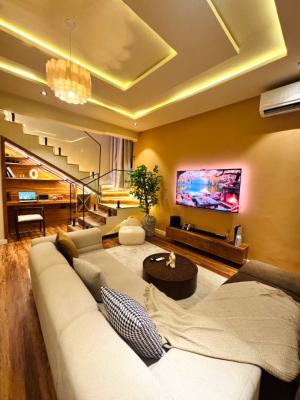 Luxury One Bed Seaview Maisonette Apartment with Gym Pool Board Games, Ikate Elegushi, Lekki, Lagos, Flat / Apartment Short Let