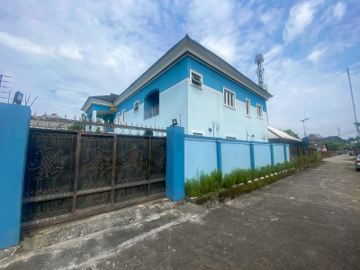 Private 2 Bedroom Duplex in a Calm Estate with Steady Light, Majesty Estate, Off Nta Road, Port Harcourt, Rivers, Detached Duplex for Rent