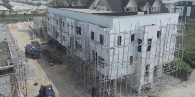 Most Luxurious 4 Bedroom Terrace in a Secured Estate, Osapa London, Osapa, Lekki, Lagos, Terraced Duplex for Sale