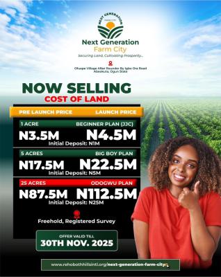 Passive Income Generating Asset, Rounder, Abeokuta North, Ogun, Land for Sale