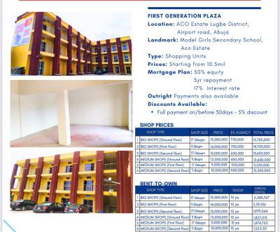 Shop Space, Lugbe District, Abuja, Shop for Rent