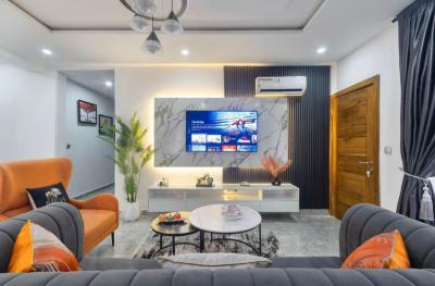 Our Brand New 1 Bedroom Apartment., Mijl Residence, Ikate, Lekki, Lagos, House Short Let