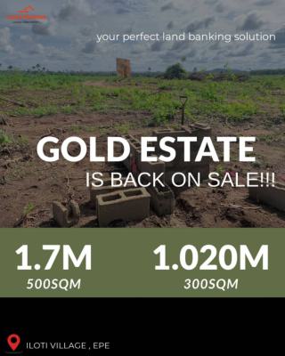 Most Affordable Land in a Serene Environment, Gold Estate Iloti Epe Lagos State, Epe, Lagos, Residential Land for Sale