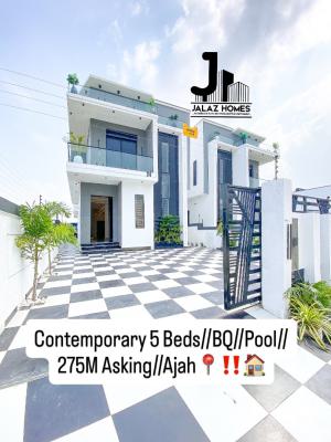 Contemporary 5 Bedroom Detached Duplex, Ajah, Lagos, House for Sale