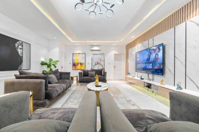 Luxury 3 Bedroom Apartment with Bq and Pool, Banana Island, Ikoyi, Lagos, Flat / Apartment for Rent