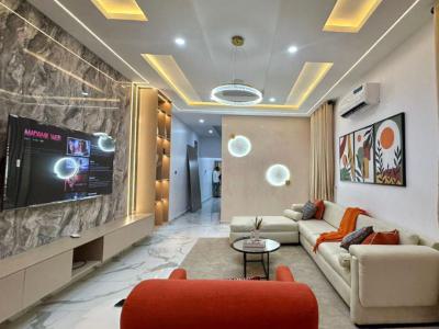 Brand New Luxury 3 Bedroom Duplex with Ps5, & Two Sitting Rooms (self, Lekki Phase 1, Lekki, Lagos, Flat / Apartment Short Let