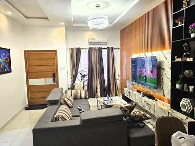 Nicely Furnished and Well Serviced Luxury 2 Bedroom Duplex Apartment, Sangotedo, Ajah, Lagos, Flat / Apartment Short Let