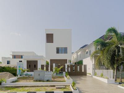 Contemporary 4bedroom Detached Duplex with Bq on 500sqm, Pinnock Beach Estate, Lekki, Lagos, Detached Duplex for Sale