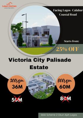 Verified Buy and Build Land with C of O Directly Facing Coastal Road, Victoria City Palisades Estate Abraham Adesanya Lekki Scheme 2, Ajah, Lagos, Land for Sale
