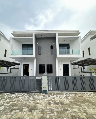 Luxurious 4 Bedroom Semi-detached Duplex with Bq in a Secure Estate, Orchid, Lekki, Lagos, Semi-detached Duplex for Sale