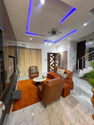 Fully Furnished 4 Bedroom Terrace with a Bq, Ikate, Lekki, Lagos, Terraced Duplex for Rent