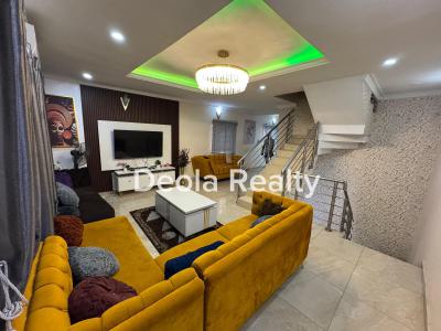 a Super Clean 3 Bedroom Terrace Duplex, Ikate, Lekki, Lagos, Terraced Duplex for Rent