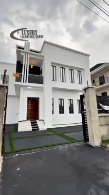 Luxury 4 Bedroom Duplex, Sangotedo, Ajah, Lagos, Detached Duplex for Sale