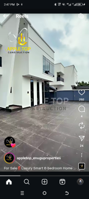 Luxurious Smart  6 Bedroom Duplex, Thinkers Corner, Thinkers Corner, Enugu, Enugu, Detached Duplex for Sale