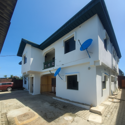 6 Units 2 & 1 Bedroom Apartments + 5 Shops, Oribanwa, Ibeju Lekki, Lagos, Block of Flats for Sale