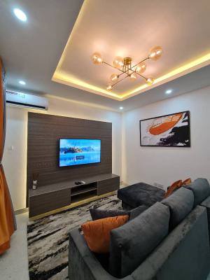 Furnished Mini Flat, Alpha Beach, Lekki, Lagos, Mini Flat (room and Parlour) for Rent