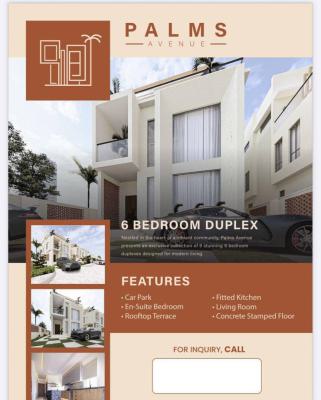 Luxury 6 Bedroom Duplex, Megamound Estate,, Ikota, Lekki, Lagos, Detached Duplex for Sale