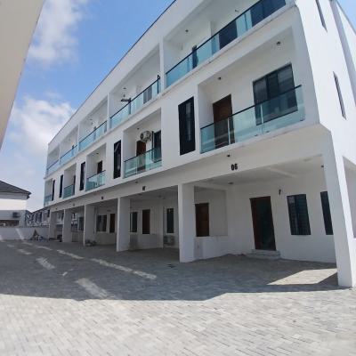 The Most Affordable 4 Bedroom Terrace Duplex with Bq on 2 Floors, Chevron Toll Gate, Orchid Road, Lekki, Lagos, Terraced Duplex for Sale