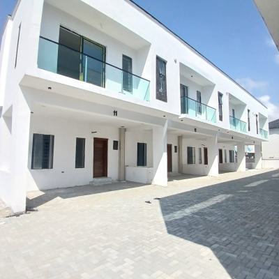 Affordable Luxury 4 Bedroom Terrace Duplex with Bq, Chevron Toll Gate,  Orchid Road, Lekki, Lagos, Terraced Duplex for Sale