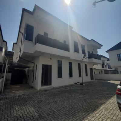Amazing 4 Bedroom Semi Detached Duplex with a Bq in a Secured Estate, Orchid, Lekki, Lagos, House for Sale